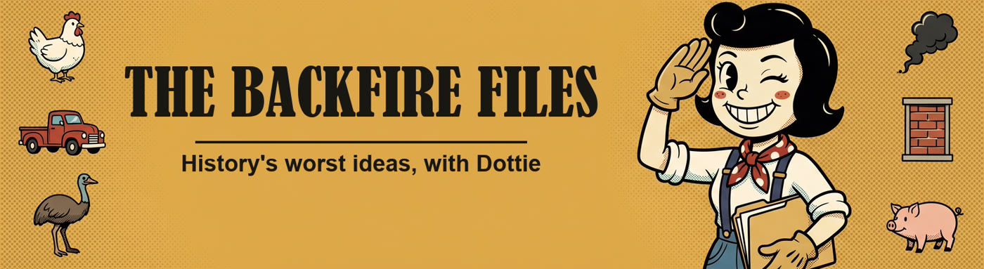 The Backfire Files – History's worst ideas, with Dottie